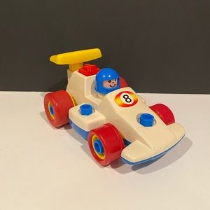 Vintage Fisher Price 1984 Race Car